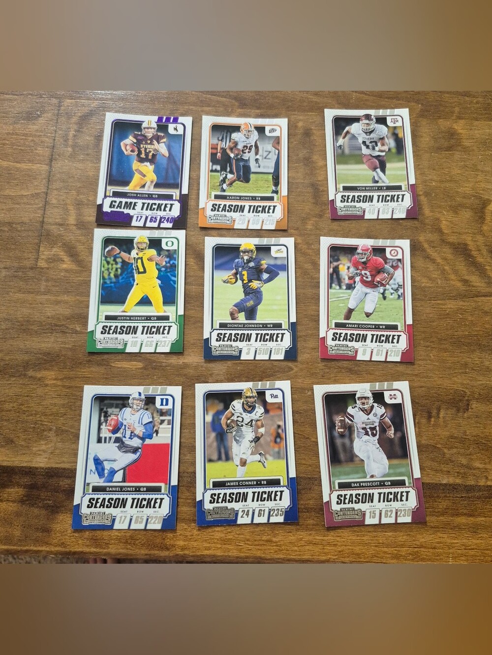 Football Trading Card Set - Multi-Color